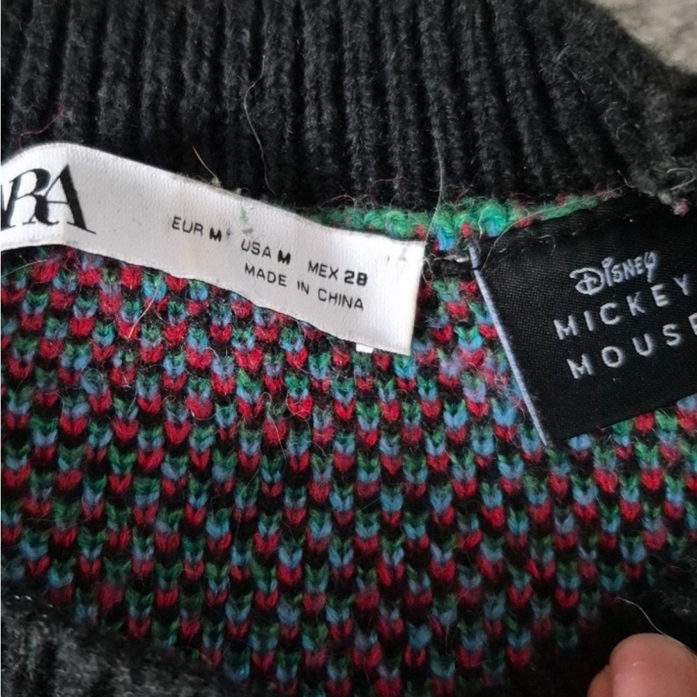 Zara Disney fair isle sweater medium - Picture 10 of 13